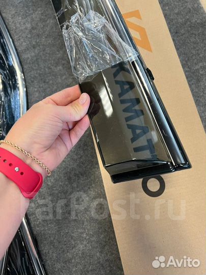 Ветровики Kamatto Lexus NX 2014-2021 (нерж молд)