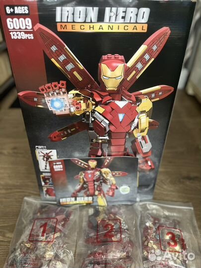Конструктор Iron man железный человек марвел