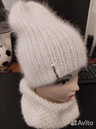 Шапка ручная работа из пуха норки