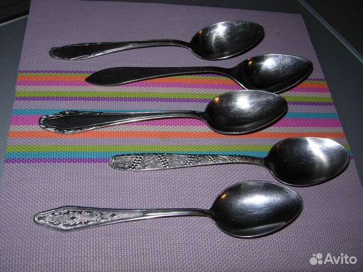 Столовые ложки и вилки (разные).СССР