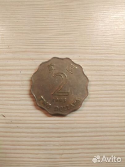 Монета 2 доллара