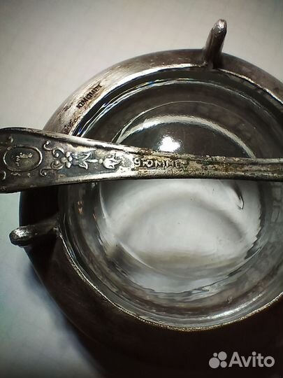 Солонка мельхиор 1960г