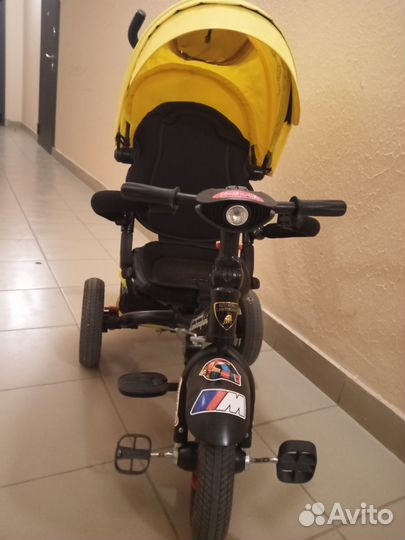 Велосипед с родительской ручкой трансформер