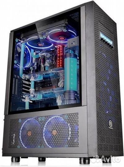 Корпус ATX Thermaltake Core X71 TG, Full-Tower, бе