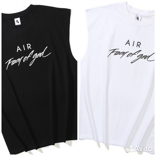 Футболка безрукавка Fear Of God