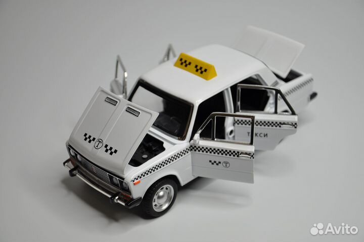 Модель автомобиля ваз 2106 (LADA) «Такси» металл