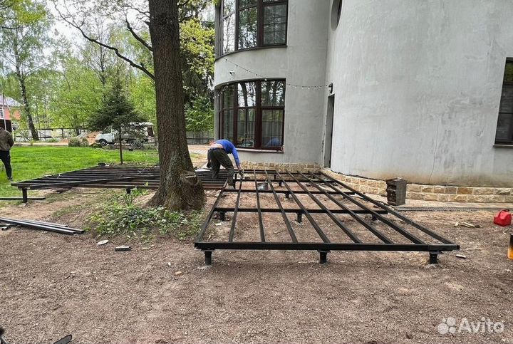 Установка винтовых свай