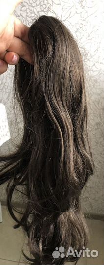 Шиньоны на заколке, парик (все новое)