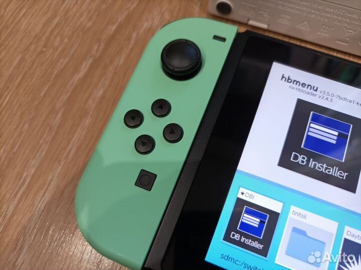 Nintendo switch rev2 прошитая с чипом