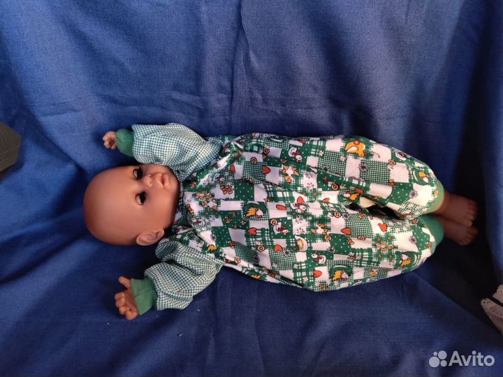 Мягконабивной пупс ГДР кукла СССР винтаж винтажная