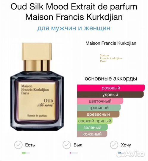 Пробник Oud Silk Mood Maison Francis Kurkdjian