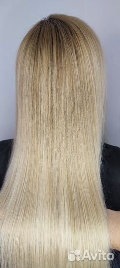 Кератиновое выпрямление волос