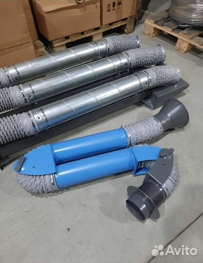 Вытяжное оборудование заводское для газосварки