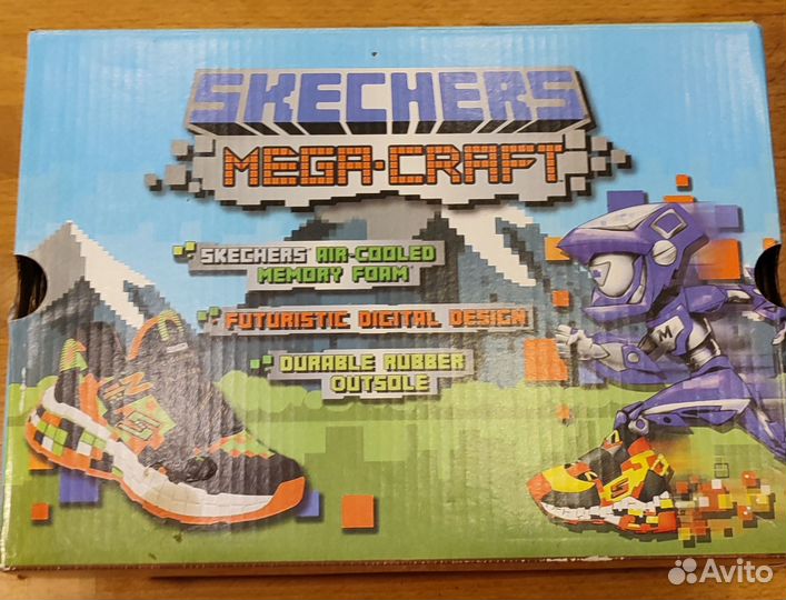 Кроссовки детские 34 skechers mega-craft