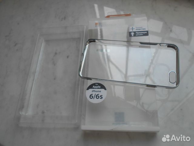 Чехол iPhone 6/6S Silver Премиум новый в упаковке