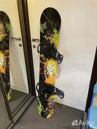Сноуборд scoop 156 с ботинками head 40