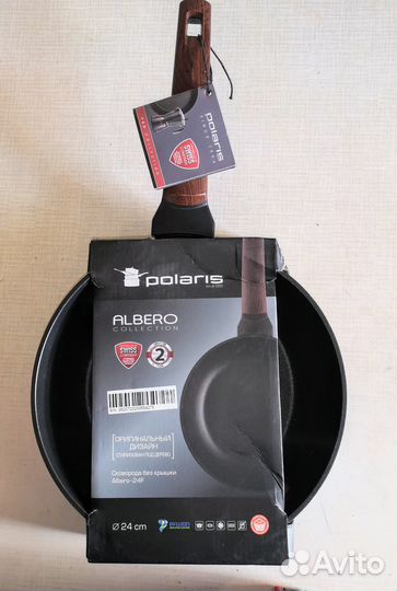 Набор Polaris Alberto: ковш 1.1 л + 2 сковороды 24