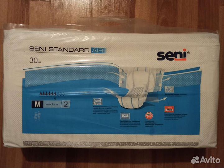 Подгузники для взрослых seni standard air M (2)