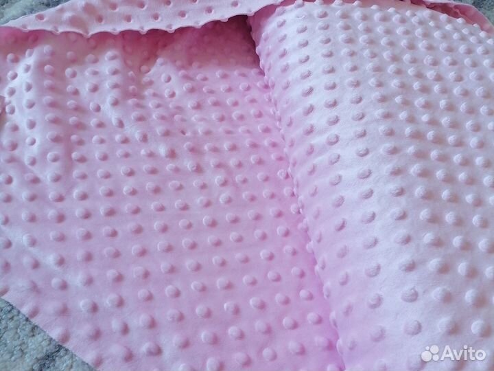 Отрез ткани плюш минки