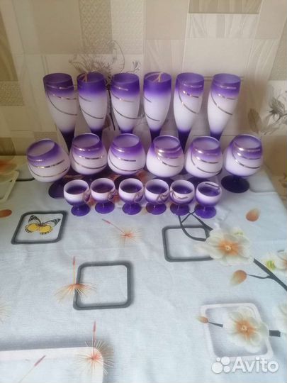 Бокалы фужеры рюмки