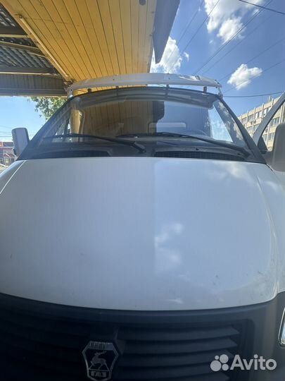 Спойлер на крышу газель