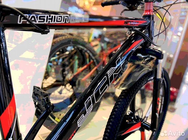 Велосипед на литых дисках