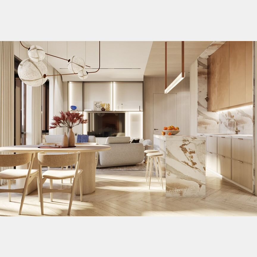 3-к. квартира, 90,7 м², 20/23 эт.