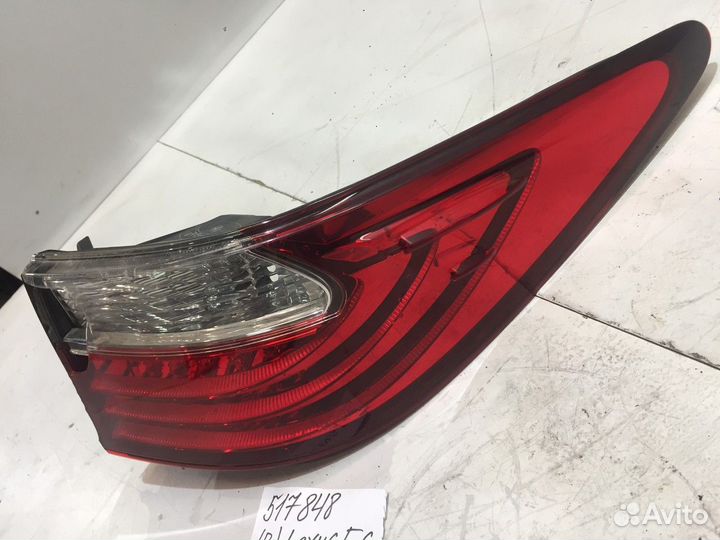 Фонарь задний наружний правый (Lexus ES)