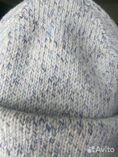 Шапка бини кашемир/меринос ручная работа