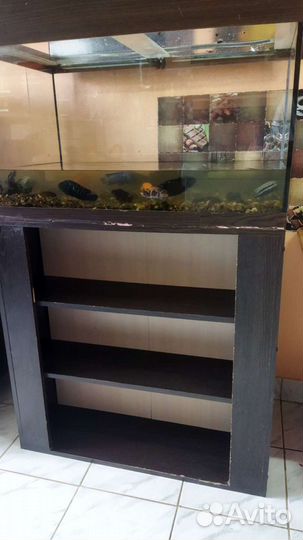 Аквариум с двусторонней тумбой, 180 л