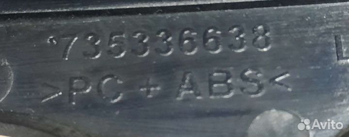 Накладка торпедо с дифлекторами Fiat Albea