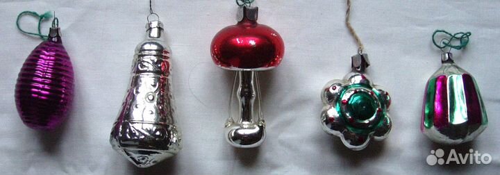 Игрушки елочные СССР