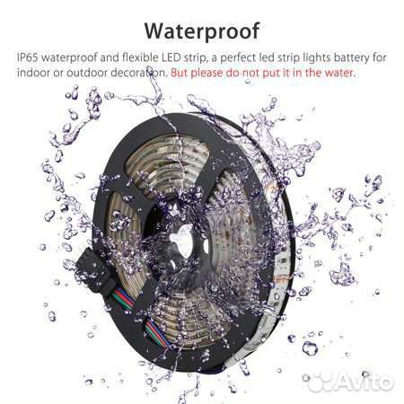 Светодиодная лента от батареек 