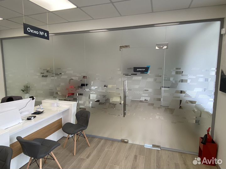 Офисные перегородки из стекла. Стеклянные перегоро