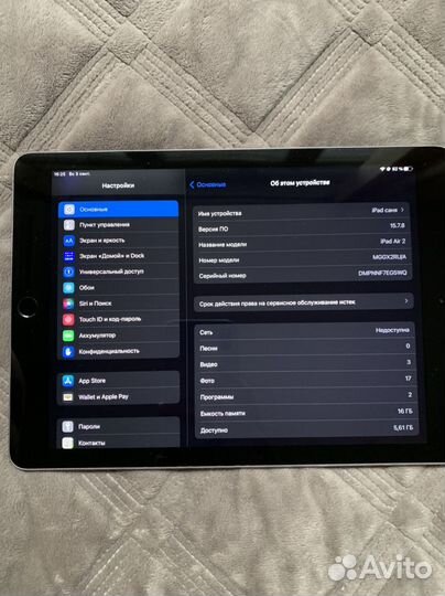 iPad Air 2 16gb сим карта