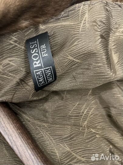 Полушубок норковый цвет соболь