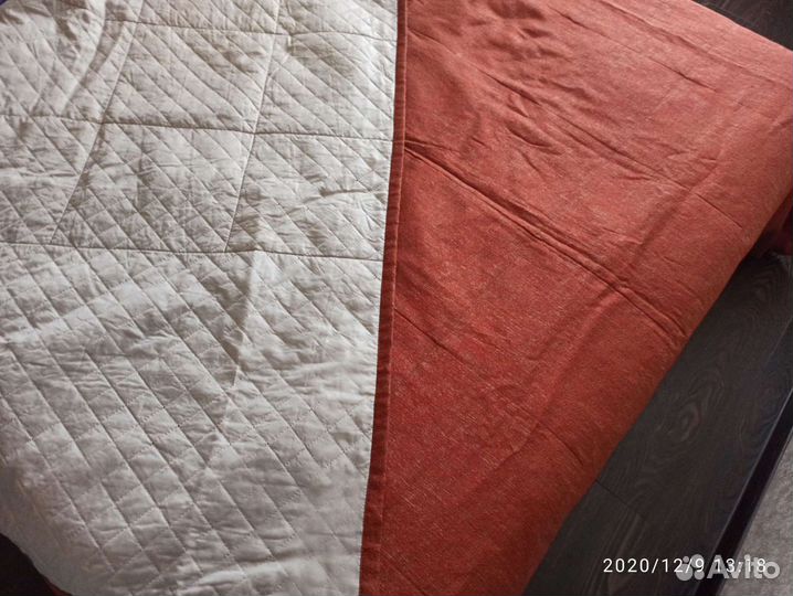 Штора + покрывало на кровать 1.6(1.8) м