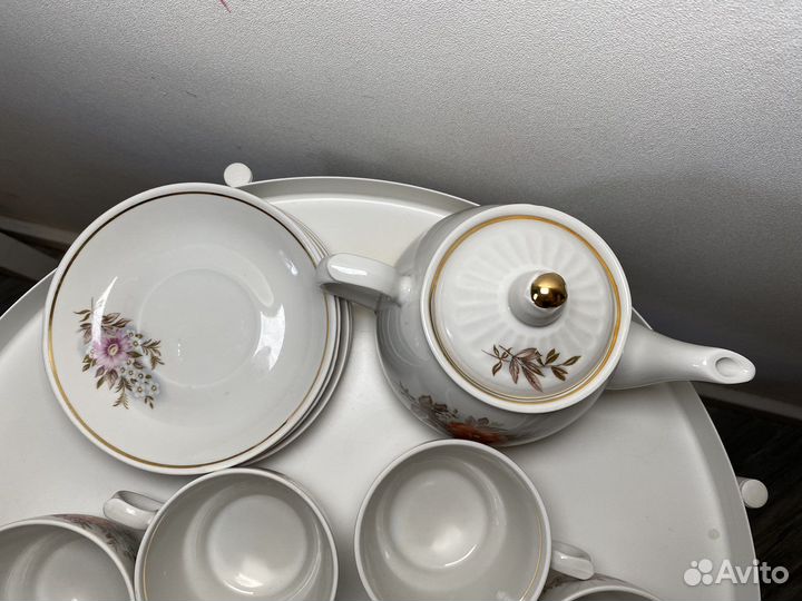 Сервиз чайный СССР чайка