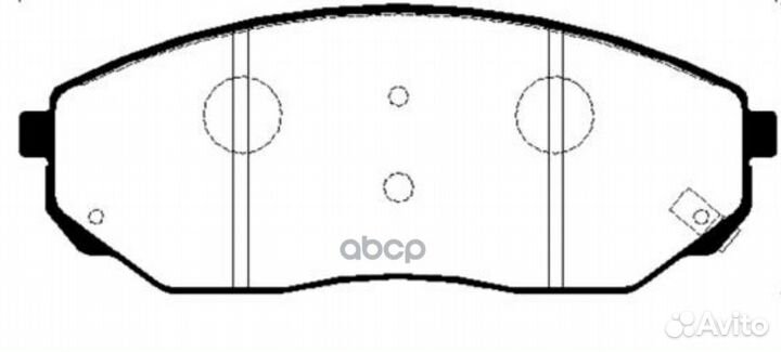 GK0524 колодки дисковые передние KIA Sorento 2