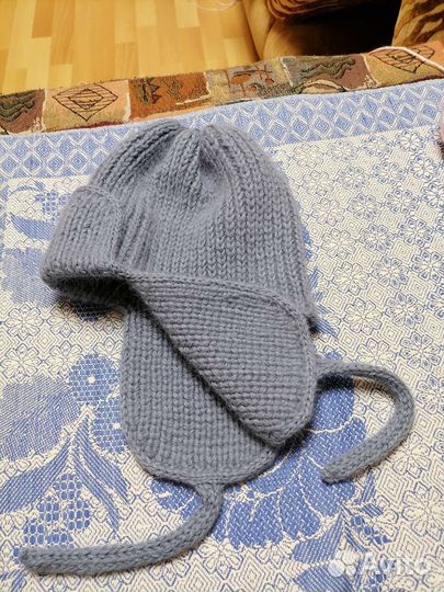 Шапка из пуха норки 54-56размер