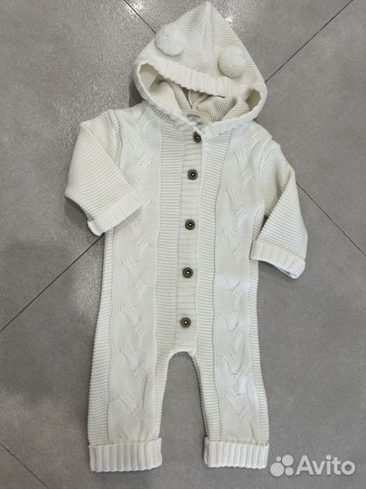 Вязанный комбинезон