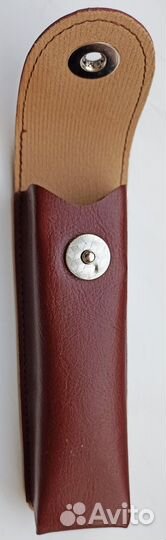 Футляр для очков узкий с кнопкой 15х4х2 см