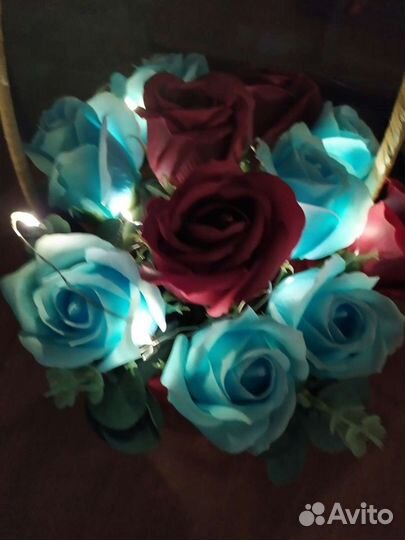 Светильник ночник-мыльный букет