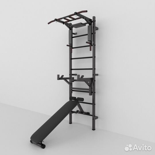 Шведская стенка Мультихват +, Черная