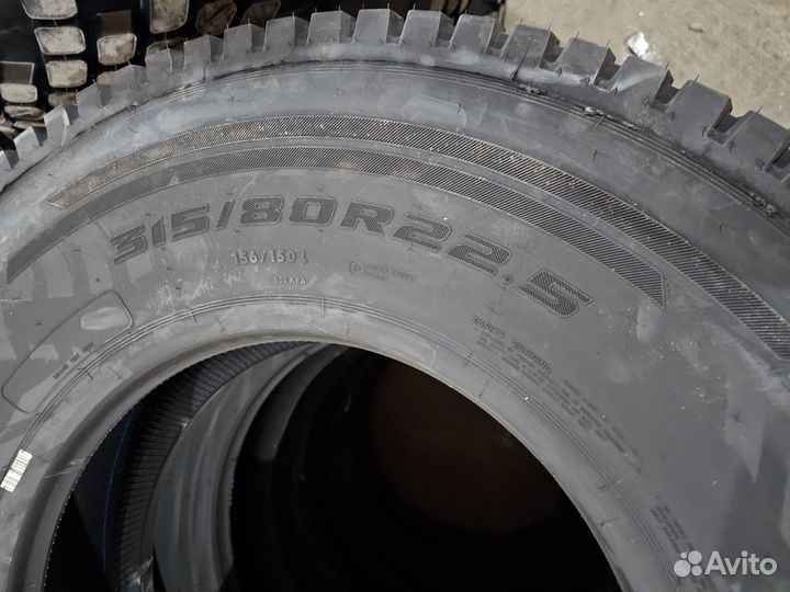 Автошина 315/80R22.5 кама NR 201 M+S б/к ведущая