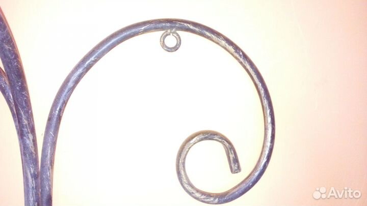 Кронштейн для кашпо металлический с патиной