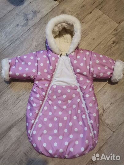 Зимний конверт в коляску