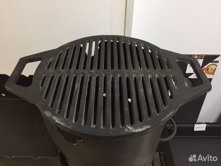 Решетка гриль чугунная круглая