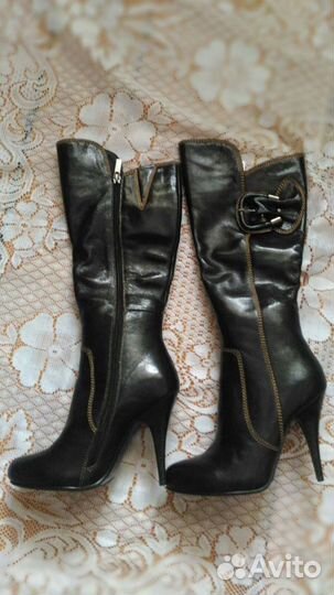 Новые весенние сапоги из нат. кожи-на 36рр-23.3см