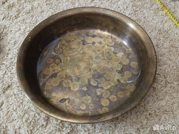 Латунный таз